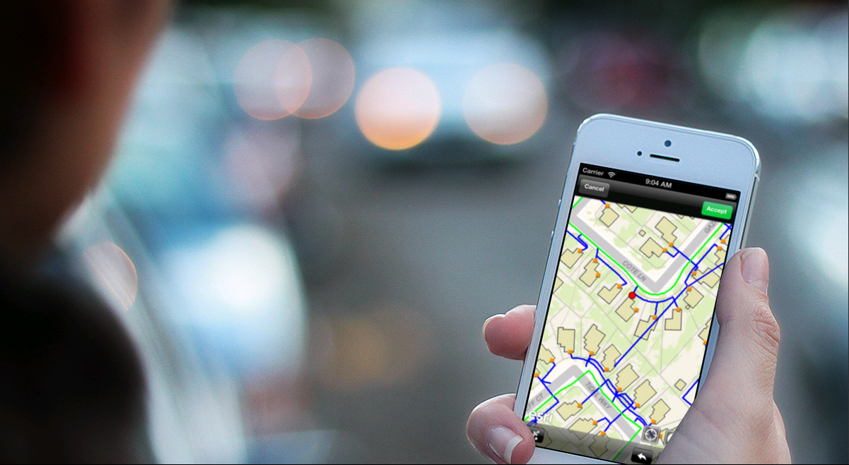 ESRI on iPhone